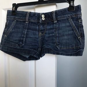 Dark Denim Shorts